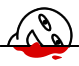 [吐血倒地]